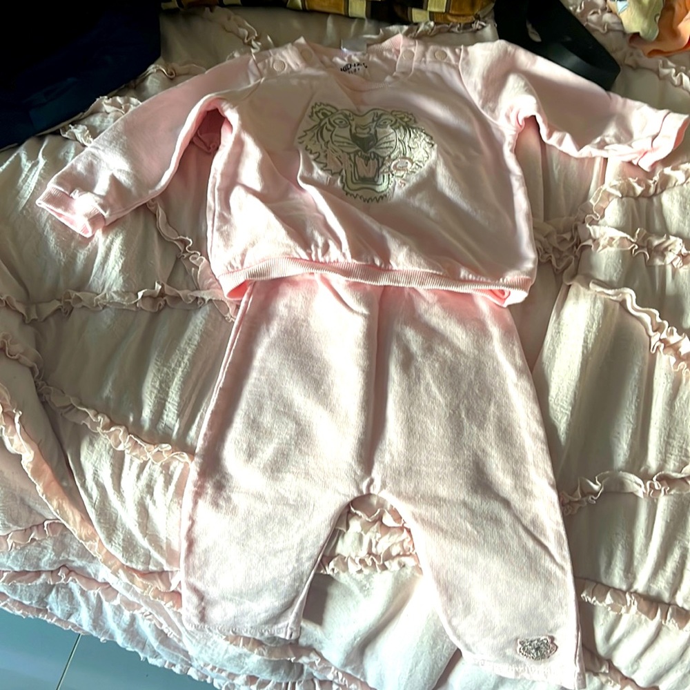 Kenzo girls pink sweatsuit 18 months